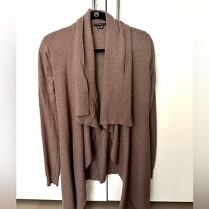 Theory Wrap Sweater - Light Brown - Size M